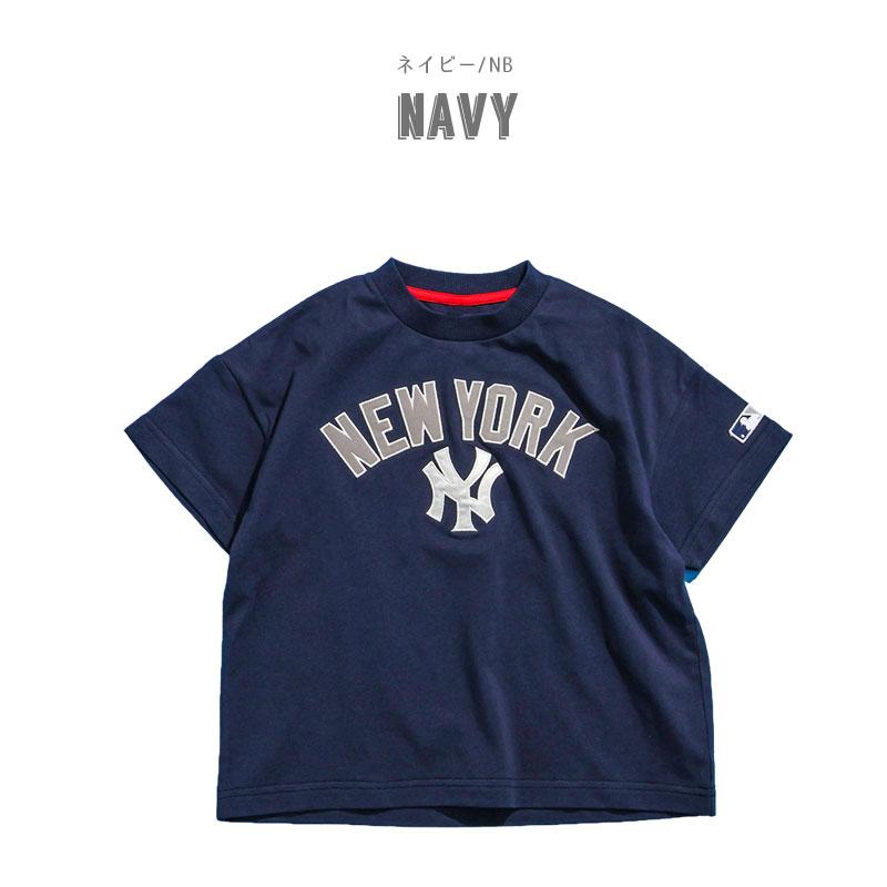BREEZE（ブリーズ） 子供服 MLB アップリケ Tシャツ キッズ 女の子
