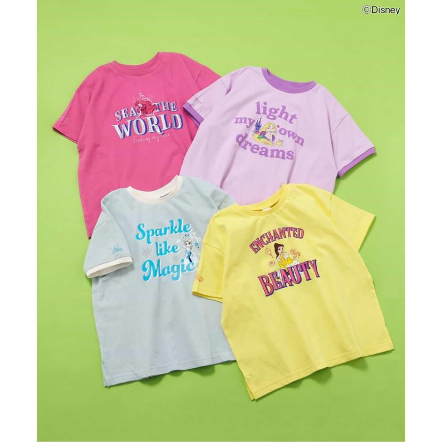 子供服 BREEZE ブリーズ ディズニーキャラクター プリンセス ロゴ T