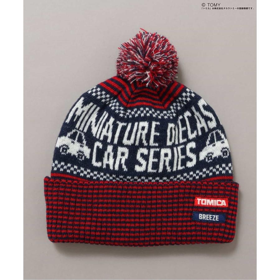 BREEZE（ブリーズ） 子供服 TOMICA×BREEZEロゴニット帽BREEZE キッズ