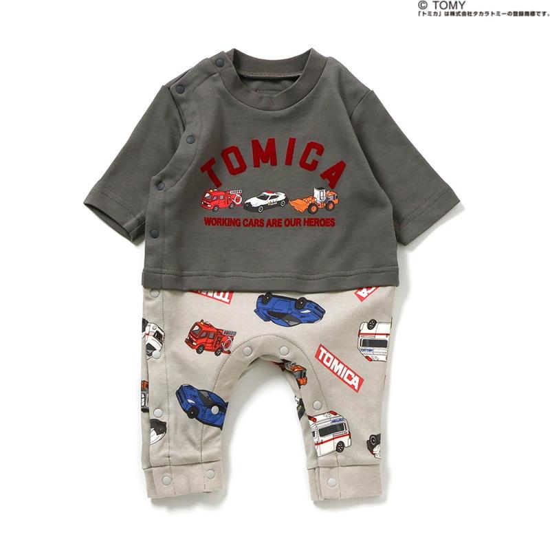 Ampersand（アンパサンド） 子供服 トミカ カバーオール ベビー 男の子