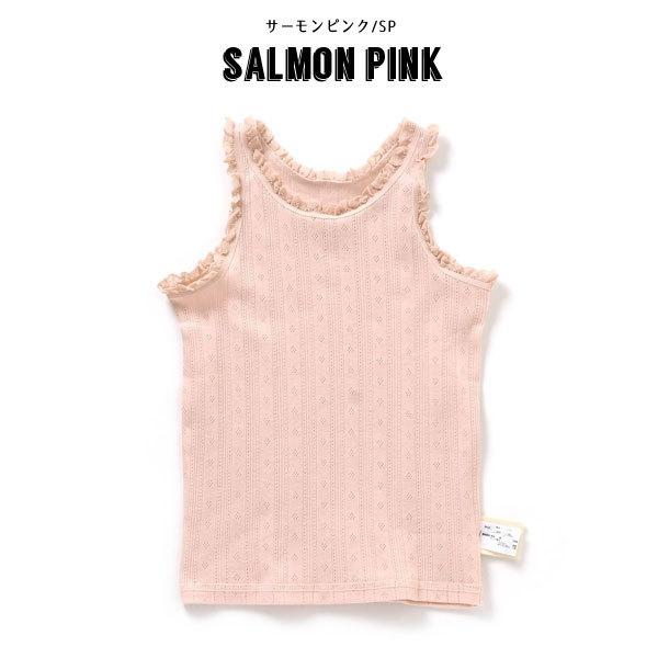 子供服 GIRLS 針抜き JQ タンクトップ ampersand アンパサンド キッズ ベビー 肌着 シャツ 2022夏|mickykids|04