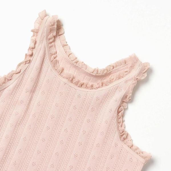子供服 GIRLS 針抜き JQ タンクトップ ampersand アンパサンド キッズ ベビー 肌着 シャツ 2022夏|mickykids|07