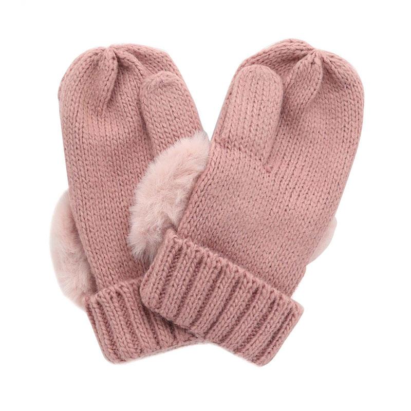 Ampersand（アンパサンド） 子供服 リボン 手袋 キッズ 女の子 ミトン