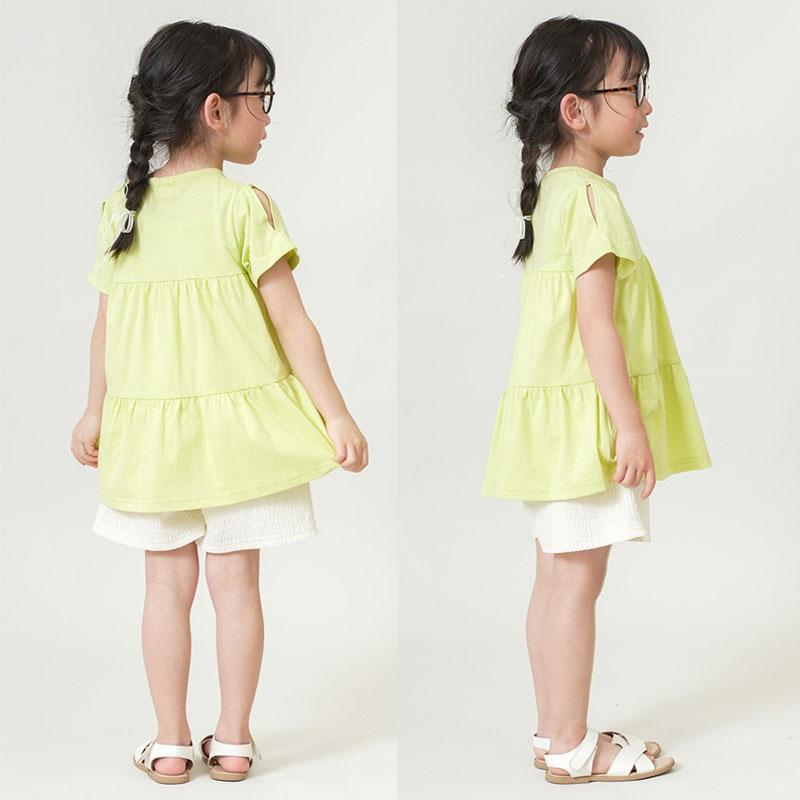 子供服 RIO 袖スリット ティアード チュニック Ｔシャツ キッズ 女の子 おしゃれ 2024夏｜mickykids｜13