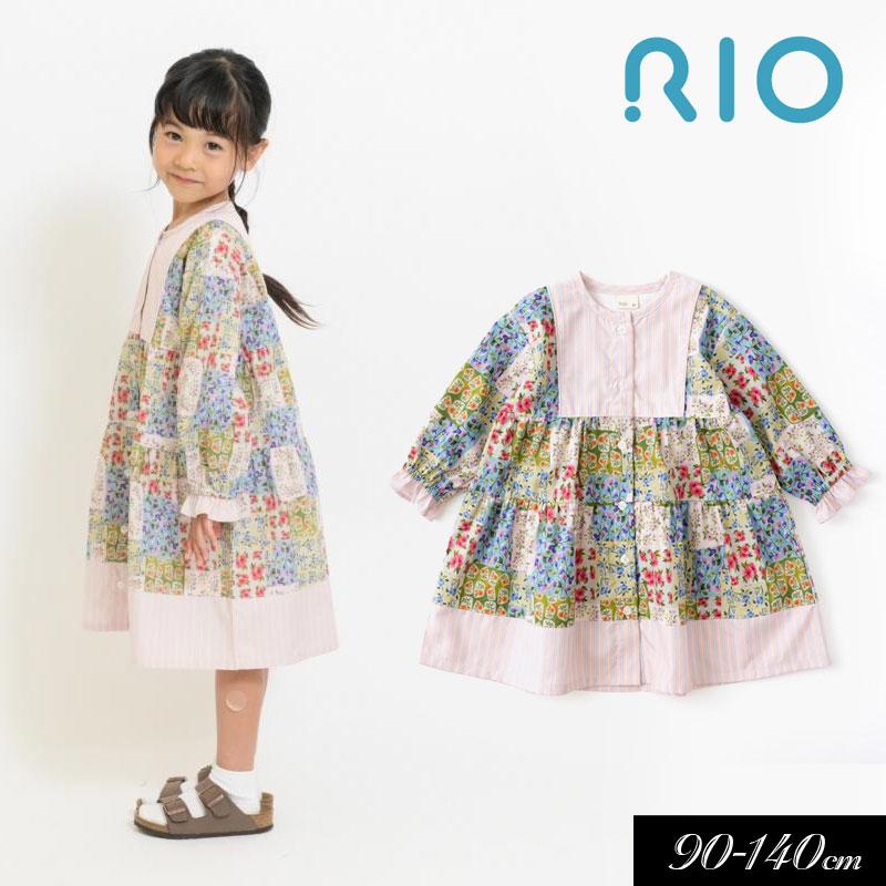 RIO（リオ） 子供服 パッチワーク ワンピース キッズ 女の子 ジュニア
