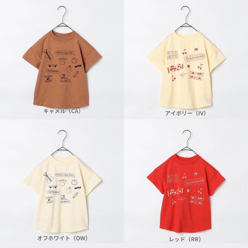 p.premier（ピードットプルミエ） セール 子供服 2柄 モチーフ刺繍 T