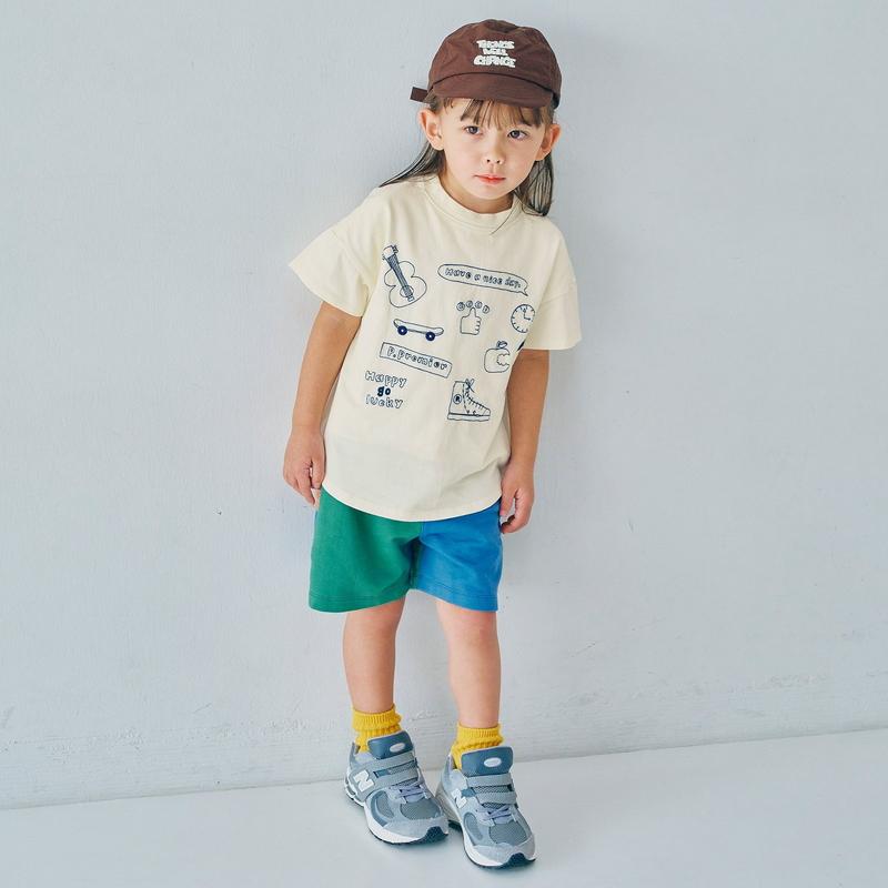 p.premier（ピードットプルミエ） セール 子供服 2柄 モチーフ刺繍 T