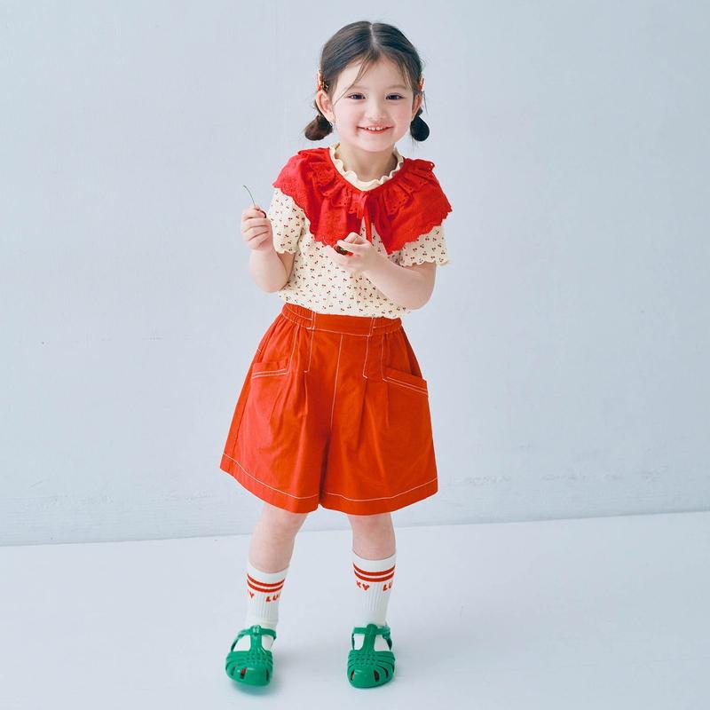 p.premier（ピードットプルミエ） セール 子供服 レースつけ衿＆メロウ