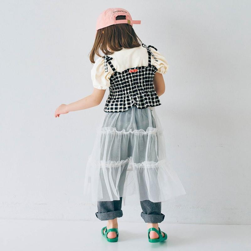 p.premier（ピードットプルミエ） 子供服 先染めチェックの