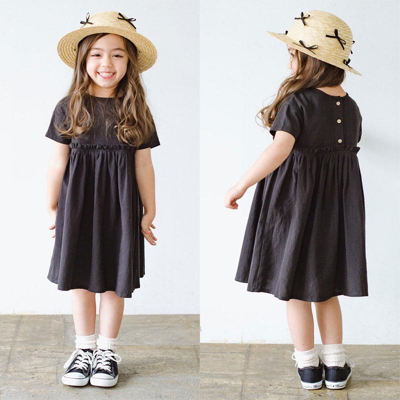 子供服 ampersand premier イロチ買いしたい 前後2WAY シンプル ワンピース キッズ スカート ベビー シンプル かわいい 綿 無地 2024夏｜mickykids｜20