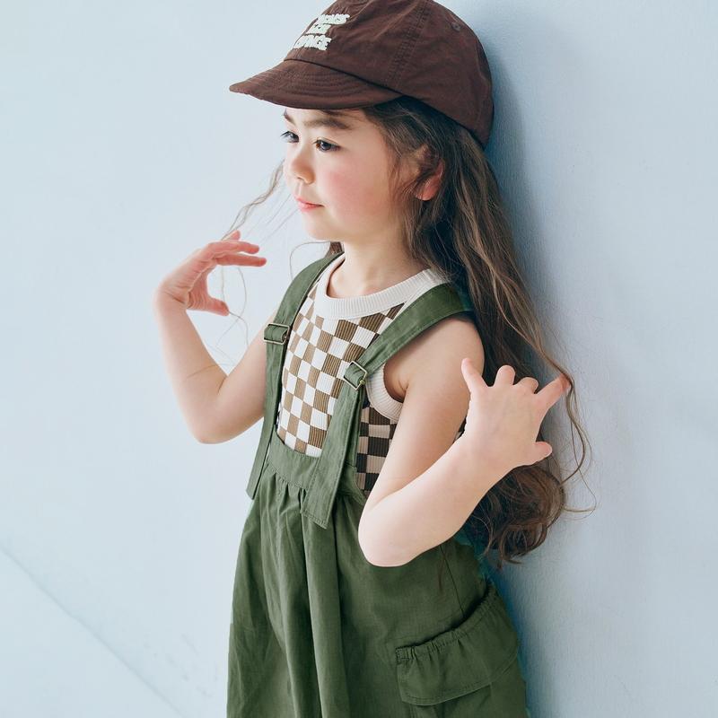 p.premier（ピードットプルミエ） 子供服 BIGポケット ジャンスカ