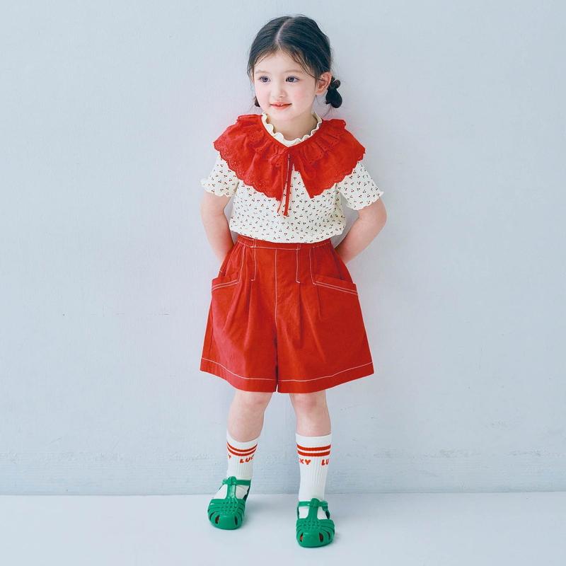 p.premier（ピードットプルミエ） セール 子供服 タック キュロット