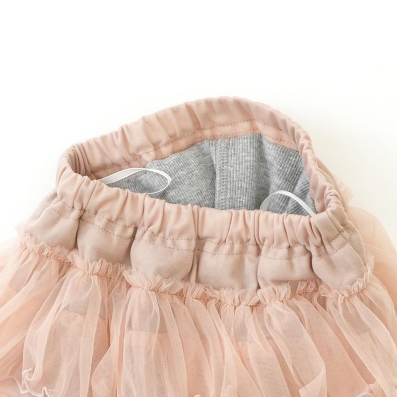 スカート Rio RIO 子供服 リオ 3段 チュールパンツ付き スカート キッズ