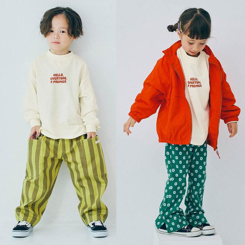 子供服 p.premier ピードットプルミエ イロチ買いしたい ナンバリングとロゴの 長袖 Tシャツ  ベビー シンプル かわいい カジュアル 2025秋冬 | p.premier | 13