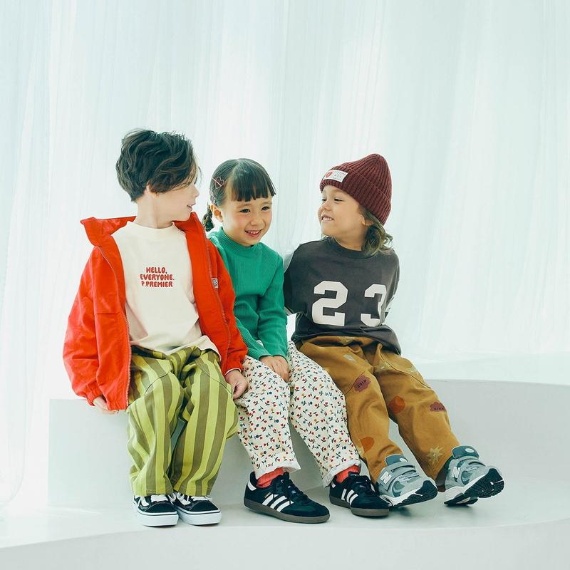 子供服 p.premier ピードットプルミエ イロチ買いしたい ナンバリングとロゴの 長袖 Tシャツ  ベビー シンプル かわいい カジュアル 2025秋冬 | p.premier | 14