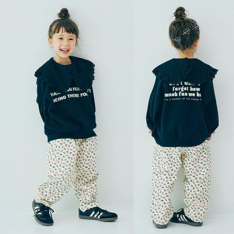 子供服 p.premier ピードットプルミエ レーストリム フリル衿 カット 衿付き Tシャツ キッズ ベビー 長袖 シンプル かわいい 2025秋冬 | p.premier | 05