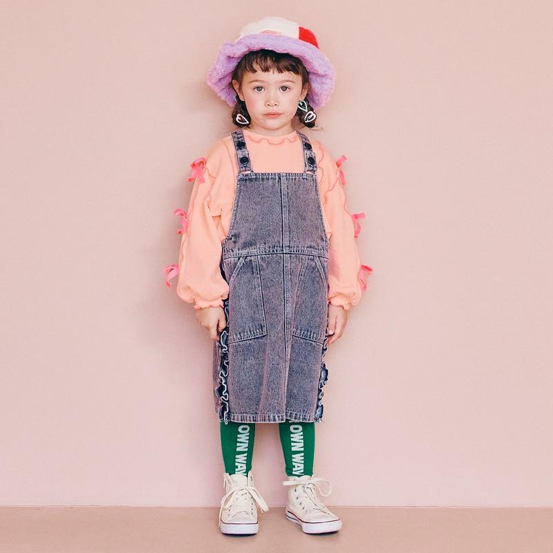 子供服t p.premier ピードットプルミエ メニィメロウ＆リボン トレーナー 女の子 キッズ 切替 リボン 裏毛 かわいい 2025秋冬 |  | 10