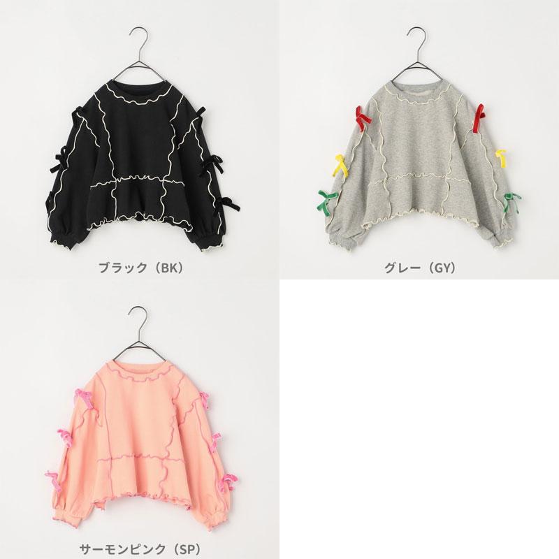 子供服t p.premier ピードットプルミエ メニィメロウ＆リボン トレーナー 女の子 キッズ 切替 リボン 裏毛 かわいい 2025秋冬 |  | 11