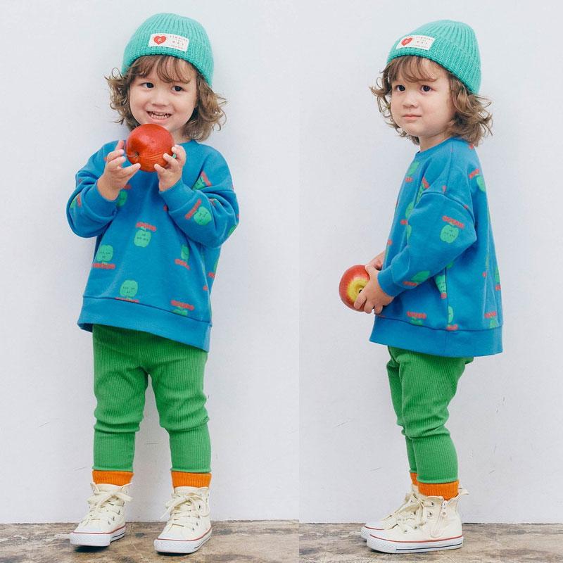 子供服 p.premier ピードットプルミエ イロチ買いしたい リブ レギンス パンツ ベビー パンツ のびのび シンプル かわいい 2025秋冬 | p.premier | 12