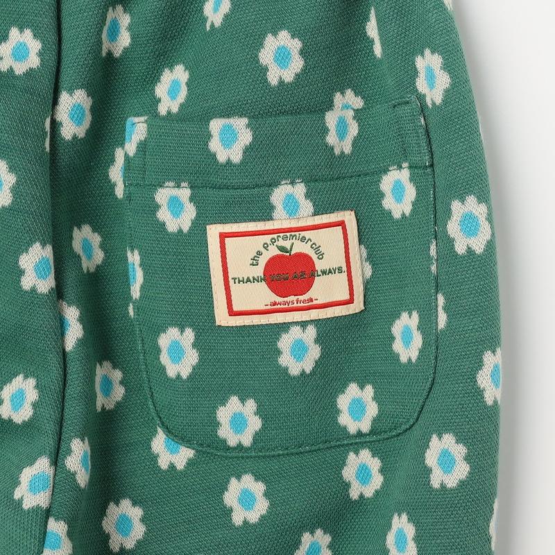 クーポンで最大２０％OFF セール 子供服 p.premier ピードットプルミエ 総柄 ジャガード 裾スリット フレアパンツ キッズ ベビー パンツ  秋物 新作  2025秋冬 | p.premier | 14