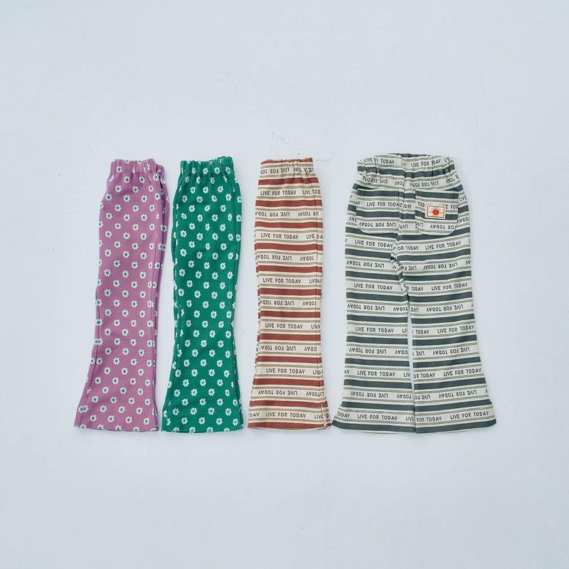 クーポンで最大２０％OFF セール 子供服 p.premier ピードットプルミエ 総柄 ジャガード 裾スリット フレアパンツ キッズ ベビー パンツ  秋物 新作  2025秋冬 | p.premier | 18