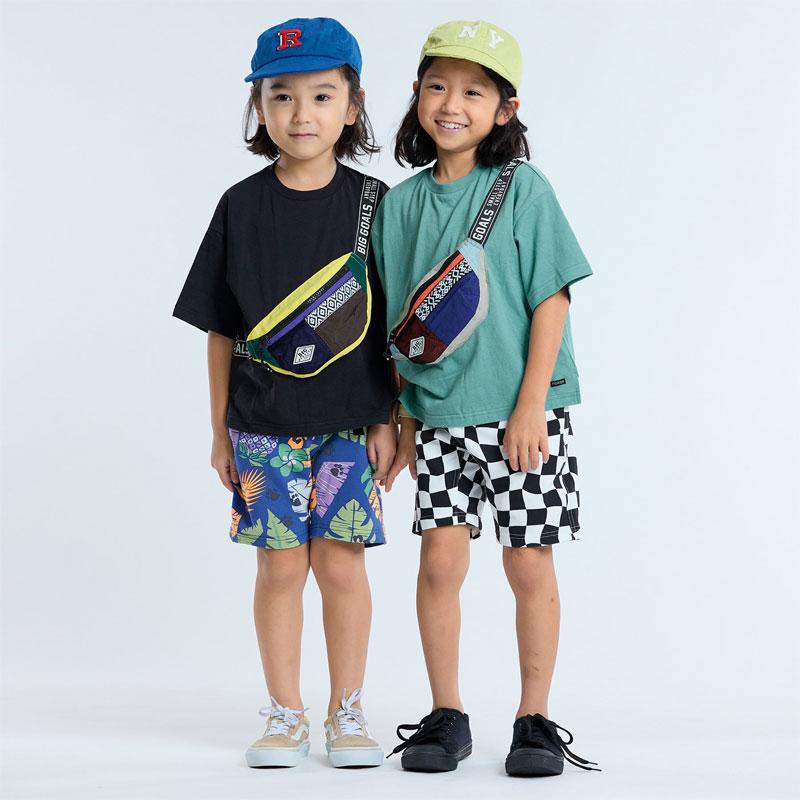 子供服 F.O.KIDS ボディバッグ ドッキング Tシャツ キッズ 女の子 男の子 半袖Tシャツ アメカジ 2024夏｜mickykids｜15