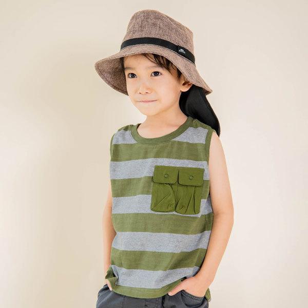 F.O.KIDS 子供服 タンクトップ エフオーキッズ ボーダー ノースリーブ 