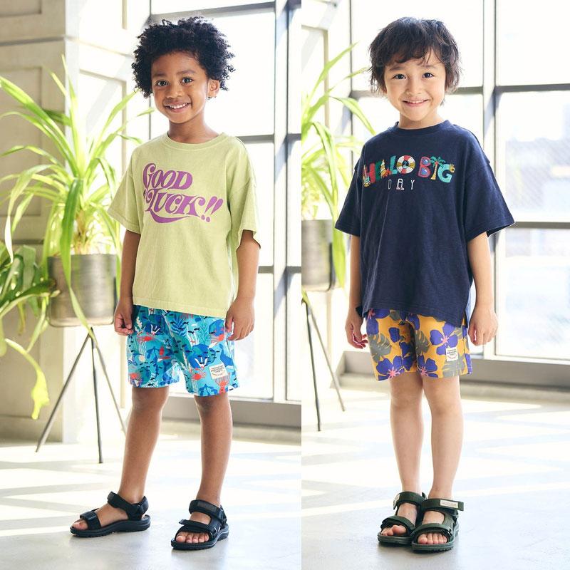 F.O.KIDS（エフオーキッズ） 子供服 水陸両用 アクティブ パンツ 総柄