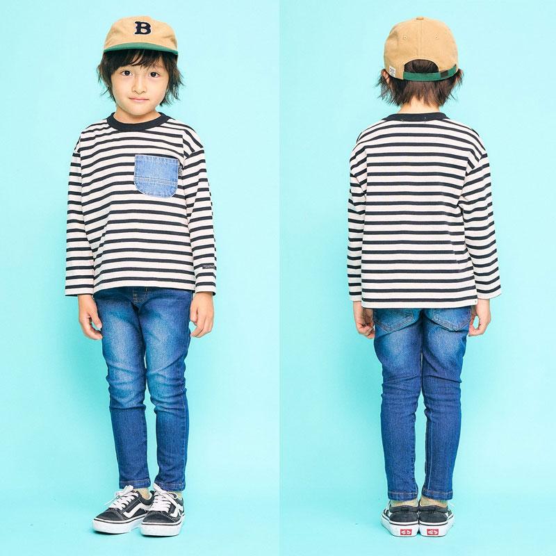 F.O.KIDS（エフオーキッズ） セール 子供服 デニムポケット 長袖T