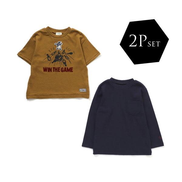 F.O.KIDS（エフオーキッズ） 子供服 3色3柄 2P セット Tシャツ キッズ 