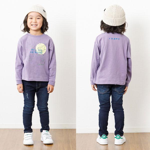 F.O.KIDS（エフオーキッズ） 子供服 すぽ軽 ダメージ スキニー デニム