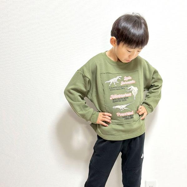 F.O.KIDS（エフオーキッズ） 子供服t F.O.KIDS DINO アップリケ 裏