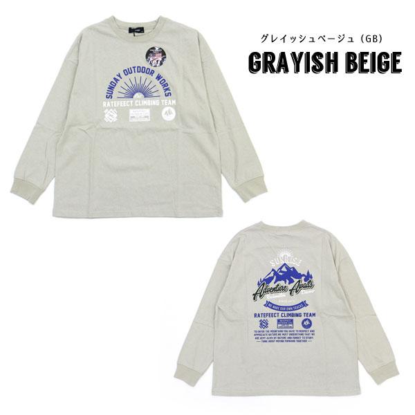 子供服 RAT EFFECT OUTDOOR WORKS ロング Tシャツ キッズ 男の子 ジュニア 小学生 中学生 2024春｜mickykids｜04