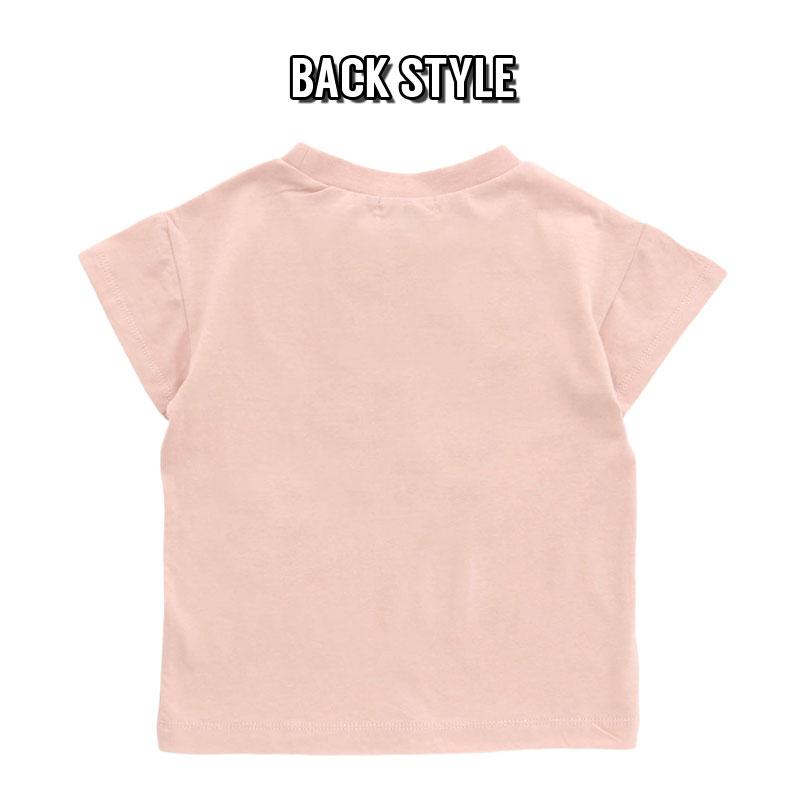 新品未使用 フランスからお取寄せ 光沢のカラフル刺繍ピーチピンクTシャツ LMRSS07C504_1.jpg?crop=center&