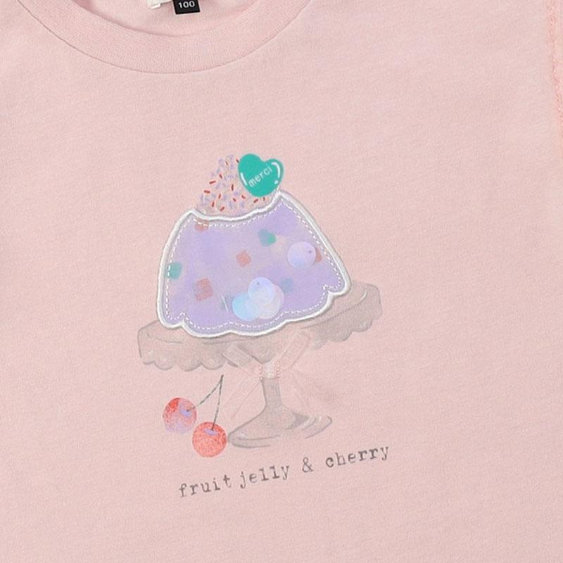 2025夏 Seraph セラフ 夏のスイーツ モチーフ Tシャツ キッズ 女の子