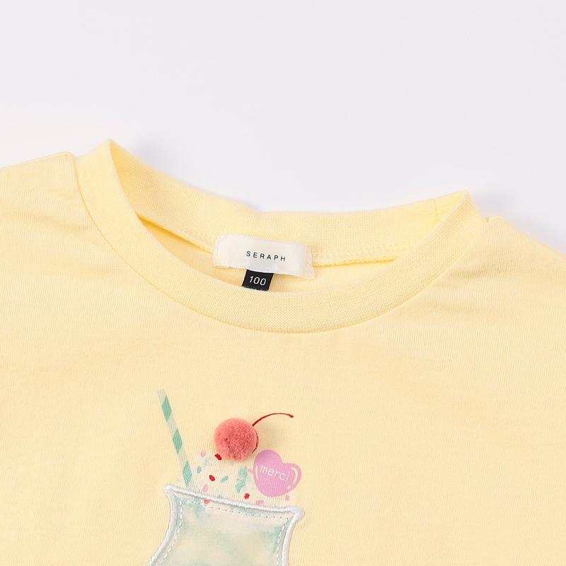 2025夏 Seraph セラフ 夏のスイーツ モチーフ Tシャツ キッズ 女の子