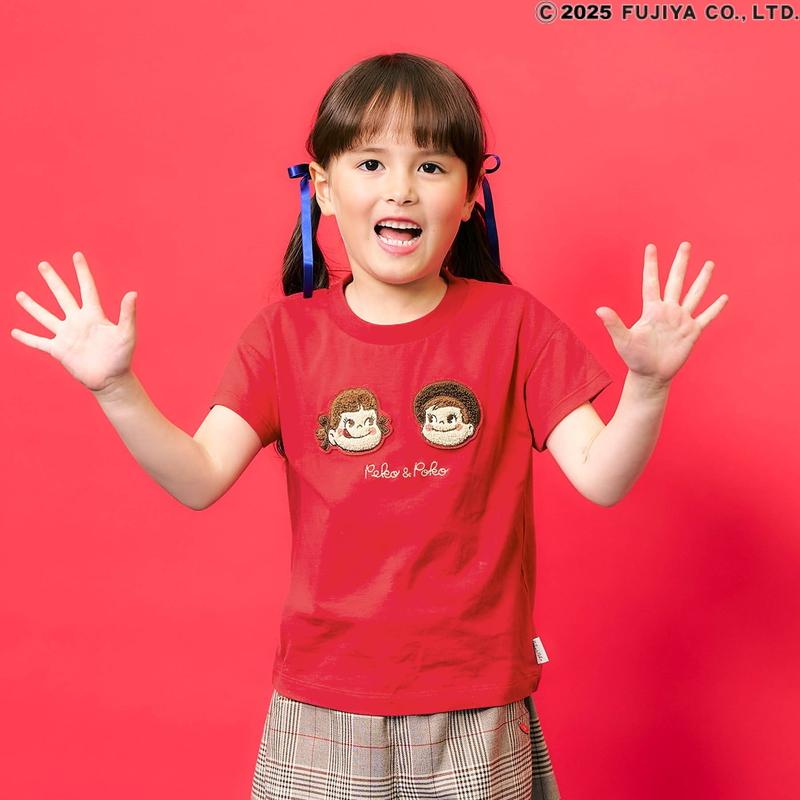 Seraph（セラフ） 子供服 Peko & Poko 4色2柄 Tシャツ キッズ 女の子