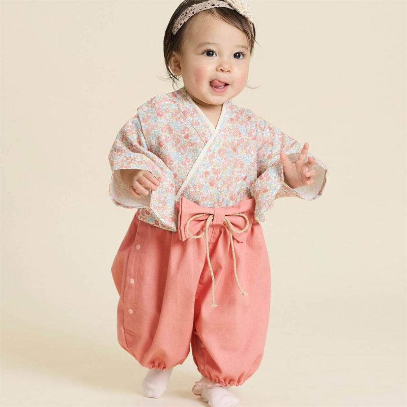 Seraph 子供服 お気軽 おめかし袴 カバーオール袴 ロンパース Seraph 子供服 お気軽 おめかし袴 カバーオール袴 ロンパース