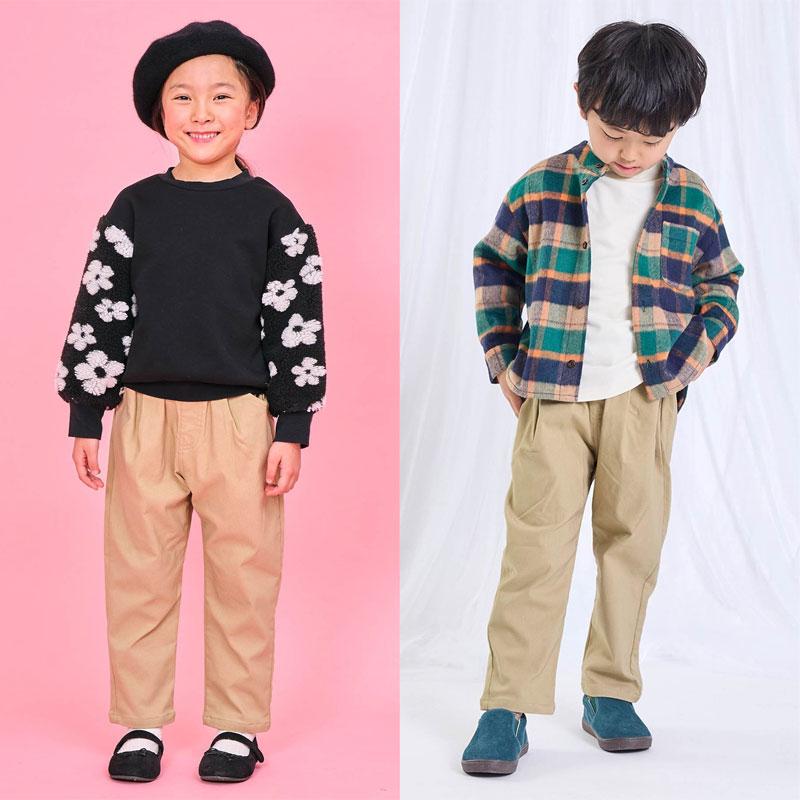 Seraph（セラフ） 子供服tSeraph まいにち 裏起毛 パンツ 10分丈