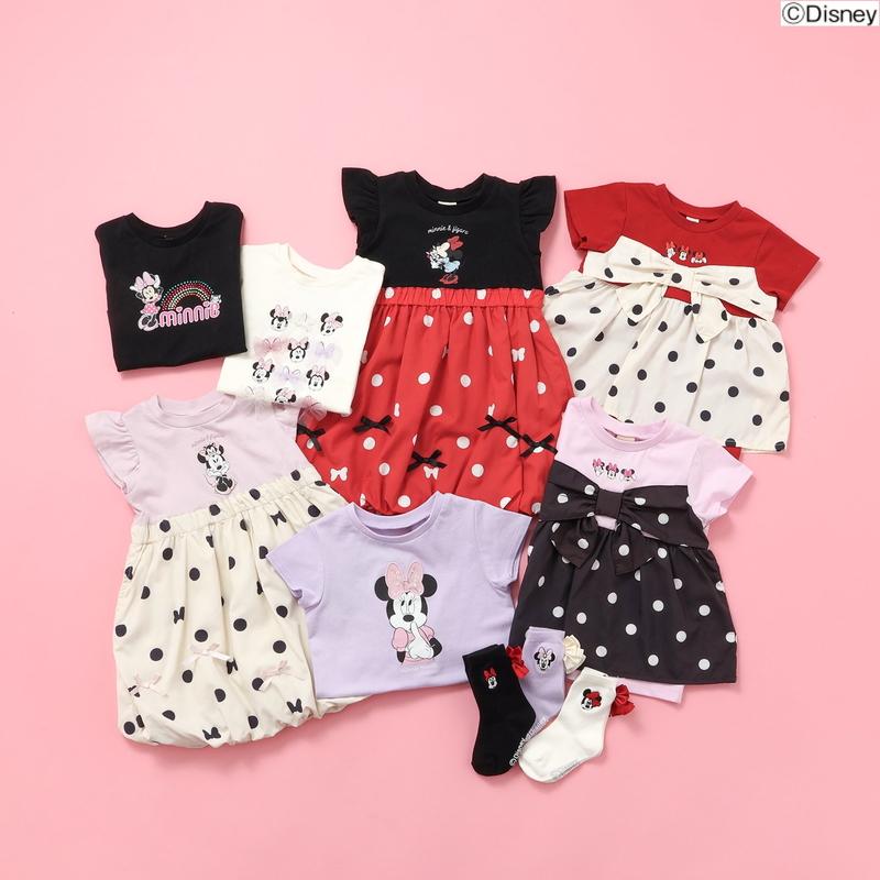 ミニーマウスのキッズ服　16点セット 100cm~110cm 子供服 apres les cours アプレレクール WEB限定 ディズニー