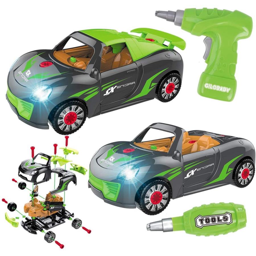 売り切れ必至 Gilobaby 2 In 1 車 おもちゃ 組み立ておもちゃ Diy車セット レースカー組立セット 音と光で 走行可能 安全な塗料を採用 楽天1位 Turningheadskennel Com
