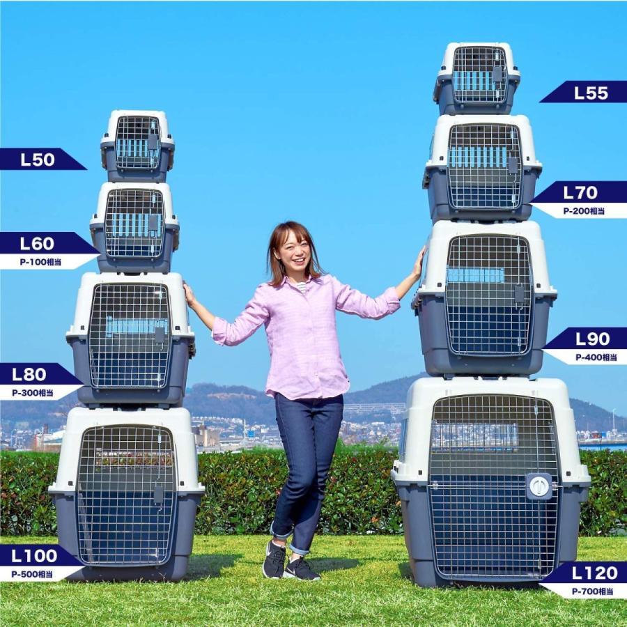 Space OFT ペットケンネル・ファーストクラス L60 外寸幅40×奥60.5×高40.5cm 本体重量(約):3kg 犬 キャリー|micnoc|07