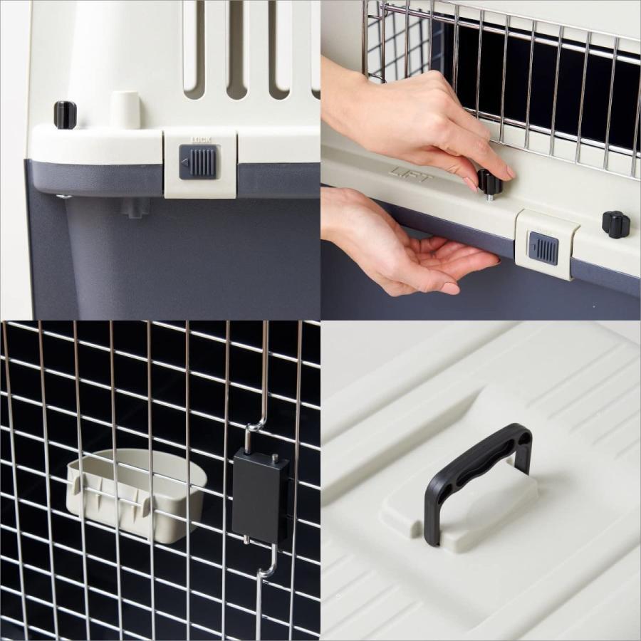 Space OFT ペットケンネル・ファーストクラス L60 外寸幅40×奥60.5×高40.5cm 本体重量(約):3kg 犬 キャリー|micnoc|08