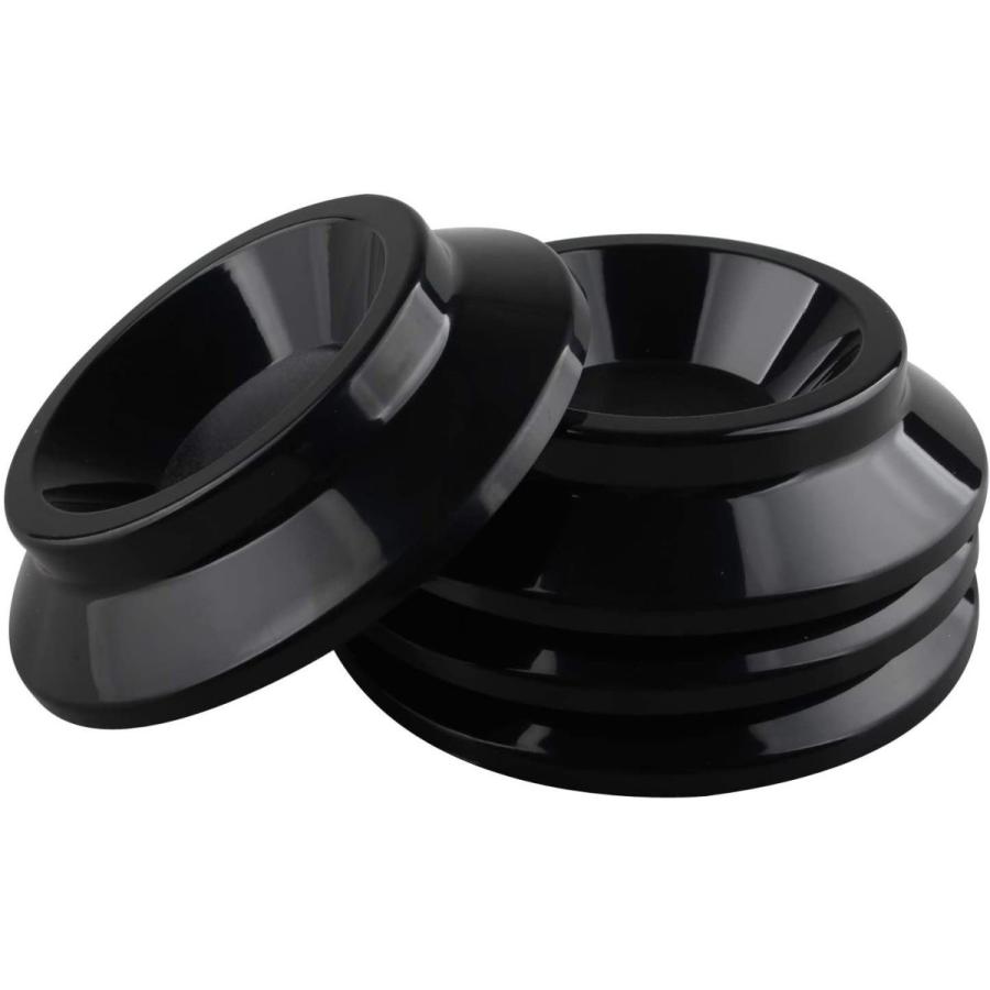 床 カーペットプロテクター アップライト 直立ピアノキャスターカップ 保護 4枚 滑り止め ピアノプラスチックパッド付き Abs製 送料0円