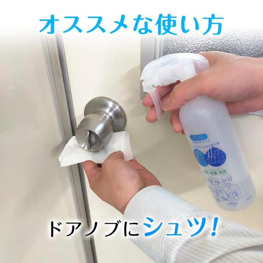 除菌スプレー 除菌水 清掃 消臭 汚れ落とし 静電気防止 アルカリイオン