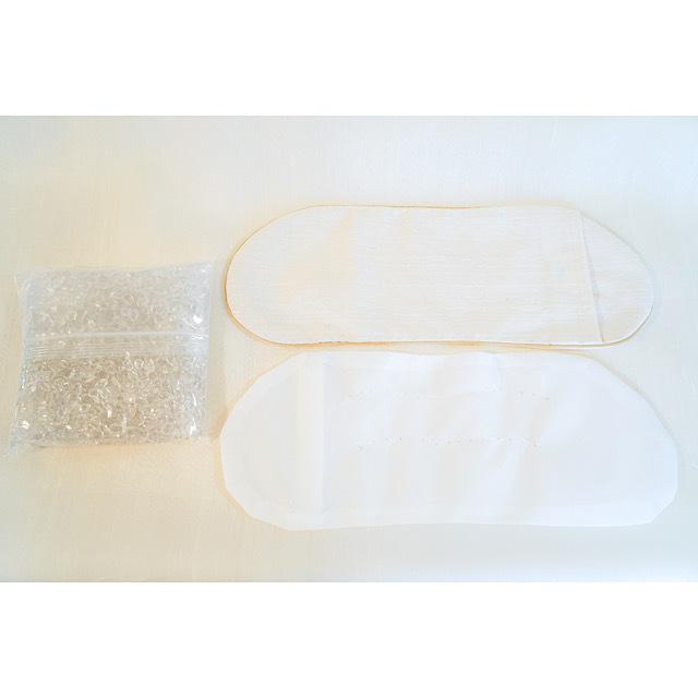 「白」　涼眠クリスタ　Crystal Purify Pillow　枕　水晶枕　さざれ　シードオブライフ刺繍　洗える枕　メッシュ生地の内袋　癒し　国産　micocoro product |  | 03