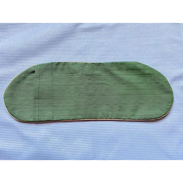 「Green」　涼眠クリスタ　Crystal Purify Pillow　枕　水晶枕　さざれ　シードオブライフ刺繍　洗える枕　メッシュ生地の内袋　国産　COCORO　micocoro product |  | 01