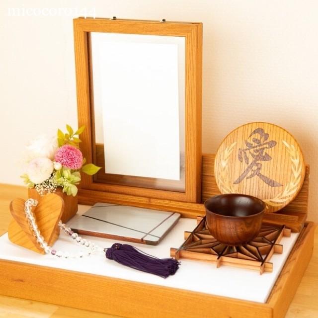 組子コースター　香椿　組子細工　麻の葉文様　120×120mm  高さ11mm 朱溜塗り　伝統工芸　国産_2