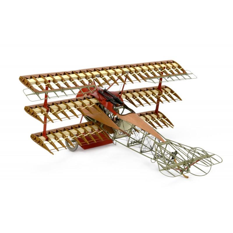 木製 飛行機模型キット フォッカー DR.1 カラー冊子付(アルテサニア