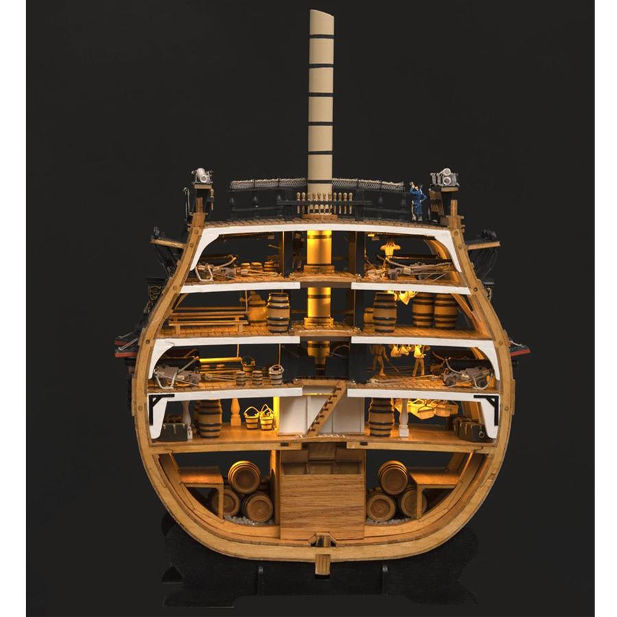 木製模型キット ビクトリークロスセクション : 木製模型キットの